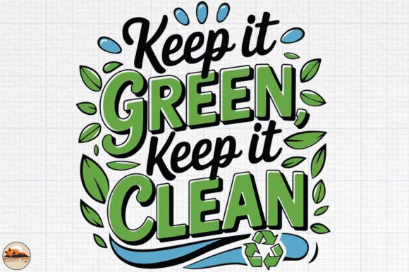 Earth Day Graphic for Crafts and Web Design
