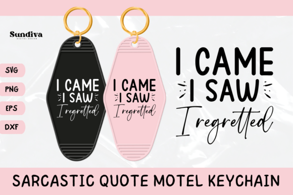 Fun Sarcastic Keychain SVG