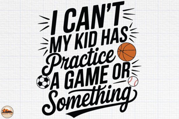 Fun Sports Quote Graphic for Crafts