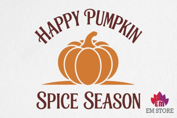 Happy Pumpkin Spice Season SVG Fall Graphics for Crafts