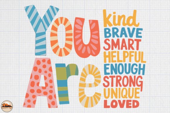 Kind, Brave, Smart Graphics for Crafts