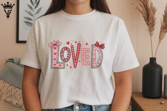 Loved Valentine Graphics for Creative Publishing