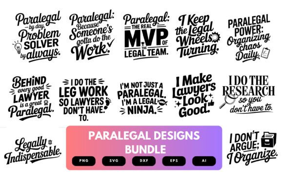 Paralegal SVG Bundle