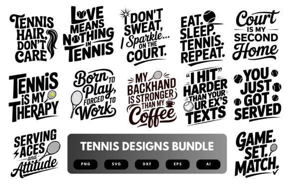 Tennis SVG Bundle