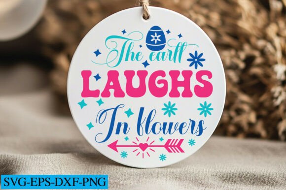 The Earth Laughs in Flowers Graphics for Crafts